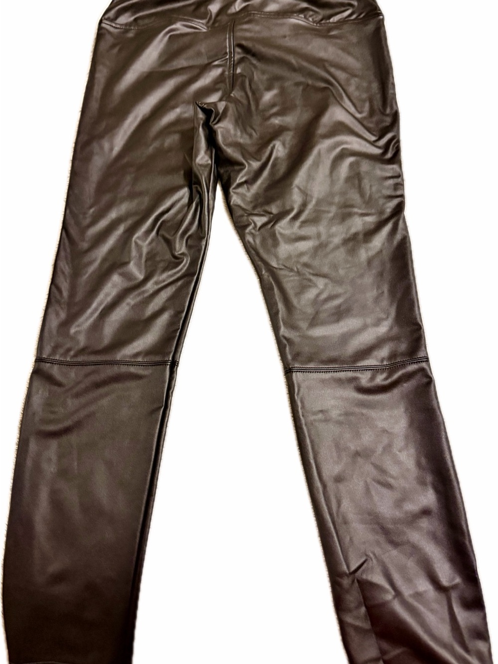 Women’s Black Faux Leather Pants - Sleek Moto Style